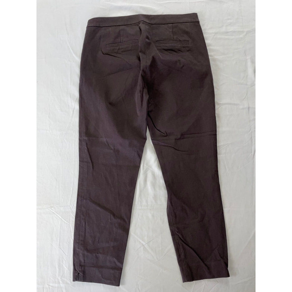 J Crew Martie Side Zip Stretch Weekend Chino Pants. Mahogany, Women's 2. GUC!! - Picture 4 of 5